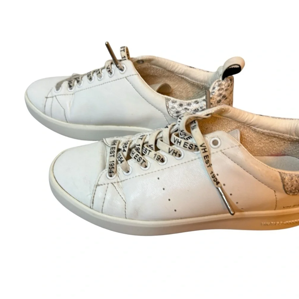 Vintage Havana | Laila White Snake Multi Leather Sneakers | Sz 8